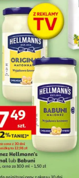 Majonez Hellmann's Original lub Babuni