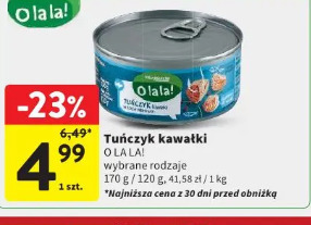 Tuńczyk kawałki O LA LA! wybrane rodzaje
