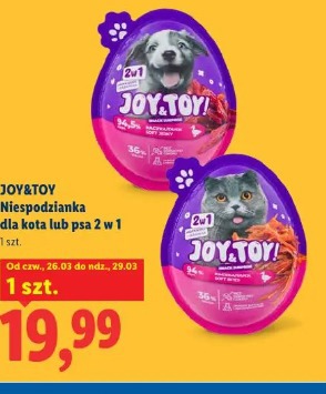 Joy&Toy Niespodzianka dla kota lub psa 2 w 1