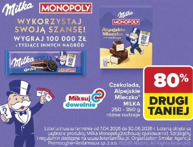 Czekolada, Alpejskie Mleczko Milka