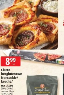 Ciasto bezglutenowe francuskie/kruche/na pizzę