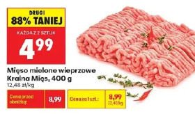 Mięso mielone wieprzowe Kraina Mięs