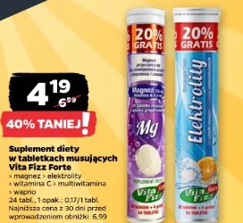 Suplement diety w tabletkach musujących Vita Fizz Forte