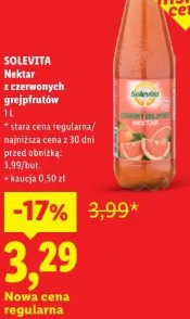 Solevita Nektar z czerwonych grejpfrutów