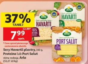 Sery Havartii plastry, Proteina lub Port Salut Arla