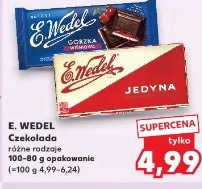 E. Wedel Czekolada różne rodzaje