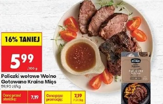 Policzki wołowe Wolno Gotowane Kraina Mięs