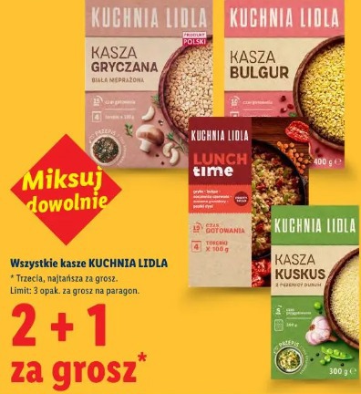Wszystkie kasze KUCHNIE LIDLA