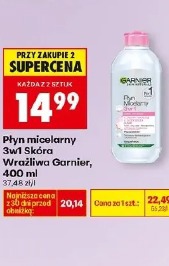 Płyn micelarny 3w1 Skóra Wrażliwa Garnier