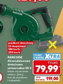 Parkside Akumulatorowa dmuchawa uniwersalna 20 V