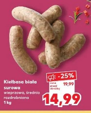 Kiełbasa biała surowa