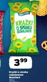 Krążki o smaku cebulowym SnaXters