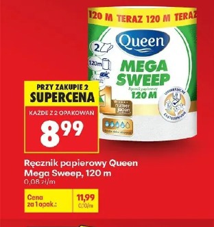 Ręcznik papierowy Queen Mega Sweep, 120 m