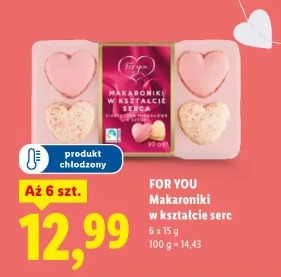 For You Makaroniki w kształcie serc