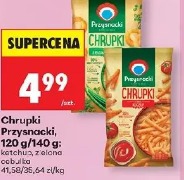 Chrupki Przysnacki, 120 g/140 g: ketchup, zielona cebulka
