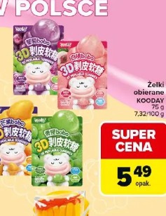 Żelki obierane KOODAY