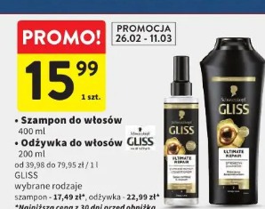 Szampon do włosów GLISS