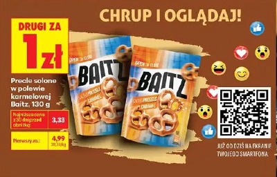 Precle solone w polewie karmelowej Baitz