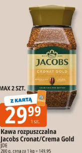Kawa rozpuszczalna Jacobs Cronat Gold JDE
