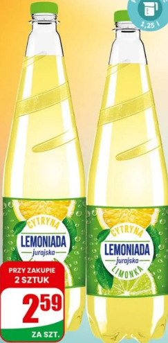 Lemoniada gazowana cytryna limonka Jurajska