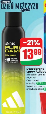 Adidas Pure Game dezodorant spray