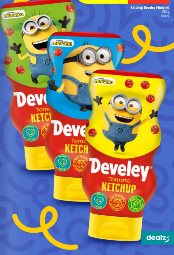 Ketchup Develey Minionki