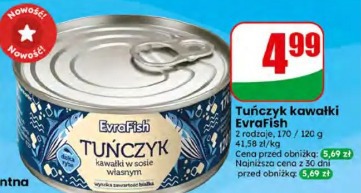 Tuńczyk kawałki EvraFish