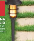 Lampa solarna płomień Solid