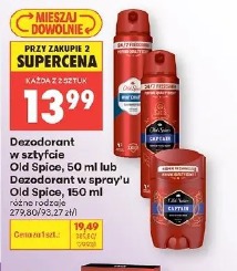 Dezodorant w sztyfcie Old Spice lub Dezodorant w sprayu Old Spice