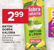 Baton Dobra Kaloria matcha & lemon