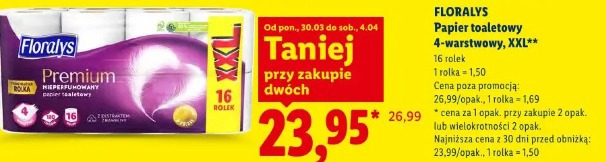 Florays Papier toaletowy 4-warstwowy, XXL