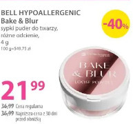 Bell Hypoallergenic Bake & Blur sypki puder do twarzy