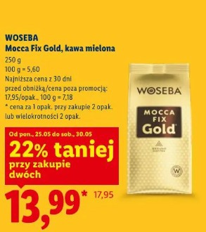 Woseba Mocca Fix Gold, kawa mielona