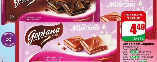 Czekolada Goplana