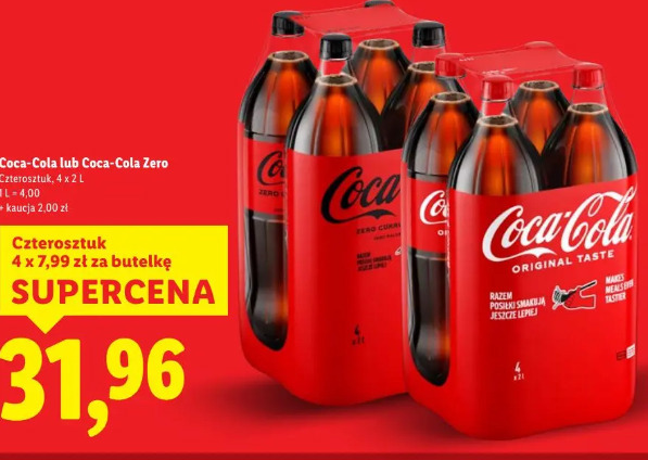 Coca-Cola lub Coca-Cola Zero