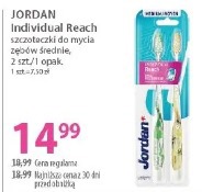 Jordan Individual Reach szczoteczki do mycia zębów średnie
