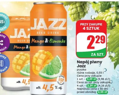 Napój piwny Jazz