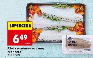 Filet z sandacza ze skórą Marinero