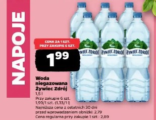 Woda niegazowana Żywiec Zdrój
