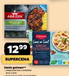 Danie gotowe wieprzowina 5 smaków Asia Cook kurczak w stylu toskańskim U Jędrusia