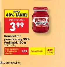 Koncentrat pomidorowy 30% Pudliszki