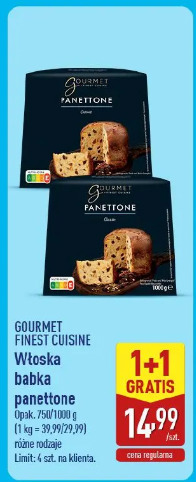 Gourmet Finest Cuisine Włoska babka panettone