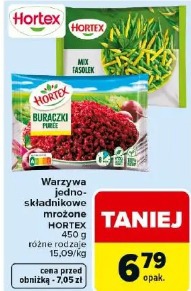 Warzywa jednoskładnikowe mrożone Hortex