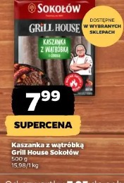 Kaszanka z wątróbką Grill House Sokołów