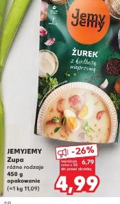 Zupa żurek z kiełbasą Jemyjemy