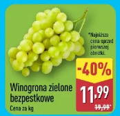 Winogrona zielone bezpestkowe