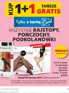 Wszystkie rajstopy, pończochy, podkolanówki