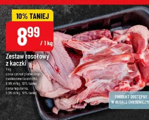 Zestaw rosołowy z kaczki