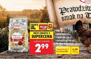 Makaron tradycyjny krajanka 4-jajeczny Polmak