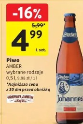 Piwo Amber wybrane rodzaje